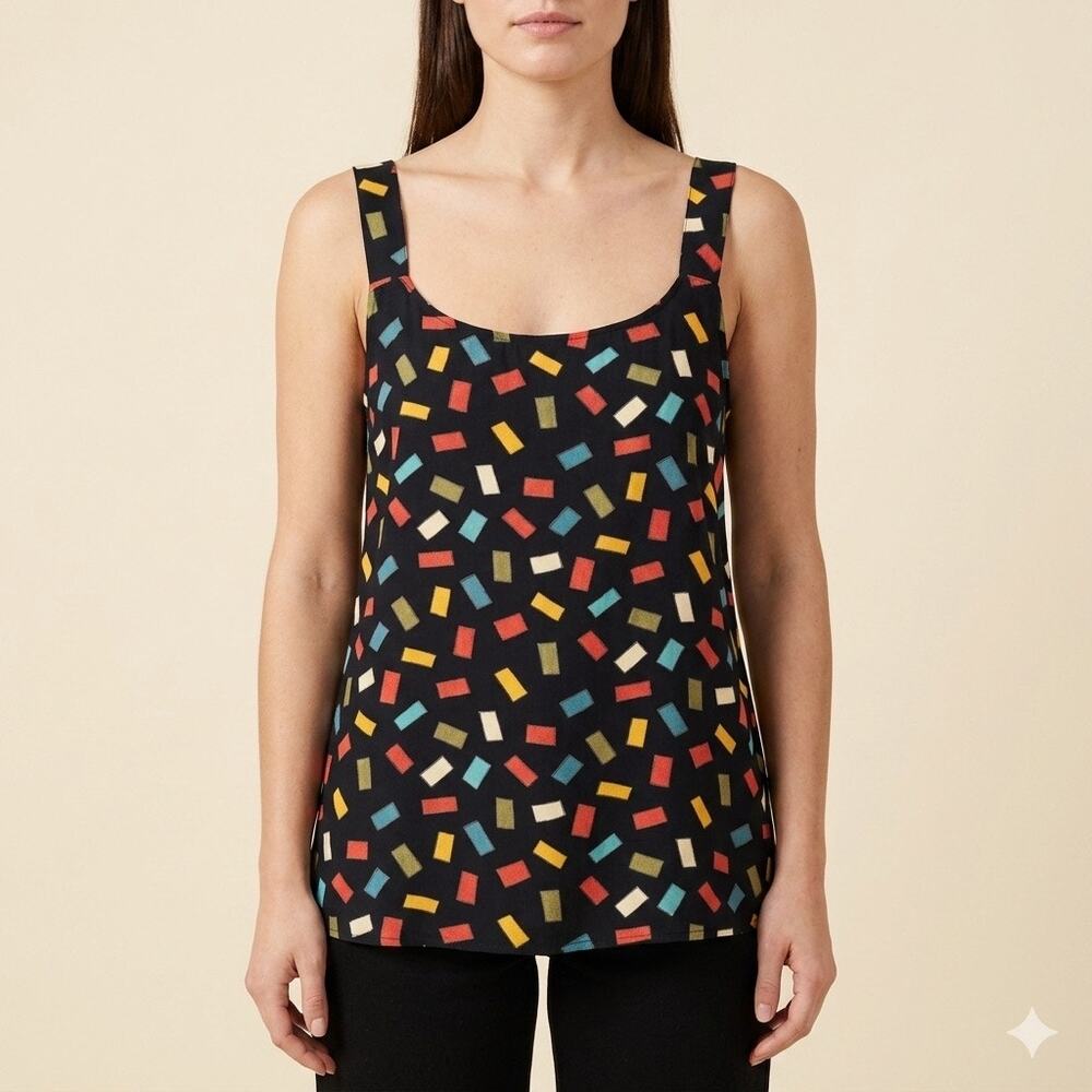 009-Carole Little Abstract Tank / No Tag / PTP 21”